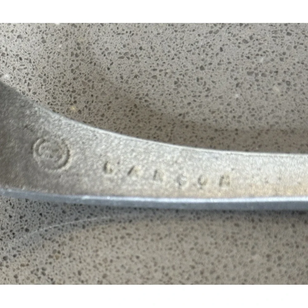 VTG Lot of 2 Ladle By Carson & Plate Craft American By Bon Chef Pewter Look MCM